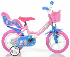 Dívčí dětský kolo se sedačkou pro panenku