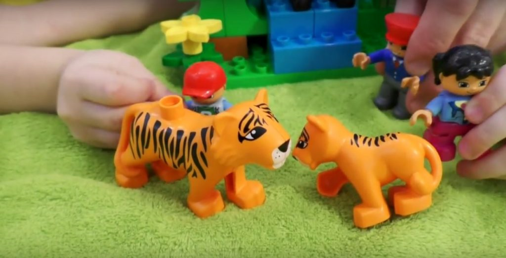 Kostky Lego Duplo se zvířatky